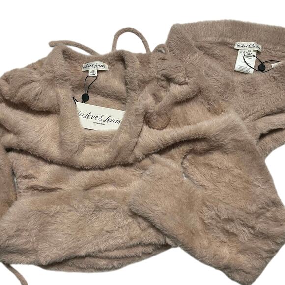 NWT - For Love & Lemons Cupid Sweater Lounge Set - Picture 5 of 5